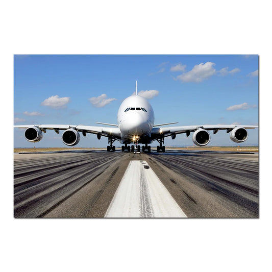 Airbus A380 Aeroplane Poster Canvas Cloth Fabric Prints Unframed