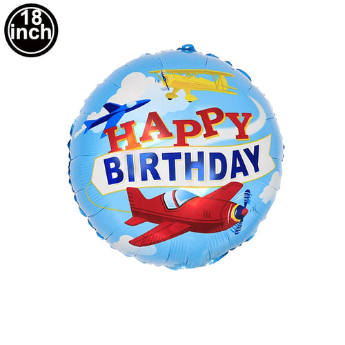 Fighter Balloon Boy Airplane Birthday Party Decortion Plane Cloud