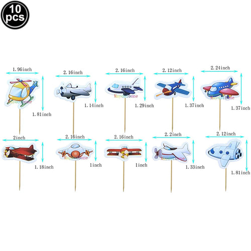 Fighter Balloon Boy Airplane Birthday Party Decortion Plane Cloud