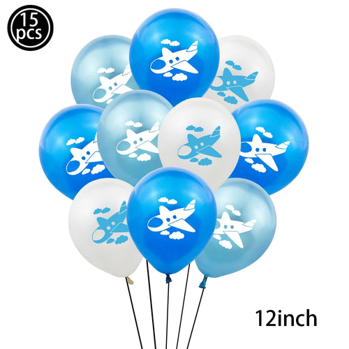 Fighter Balloon Boy Airplane Birthday Party Decortion Plane Cloud