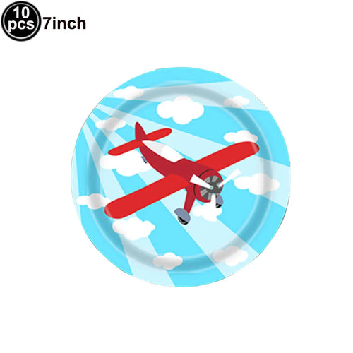 Fighter Balloon Boy Airplane Birthday Party Decortion Plane Cloud